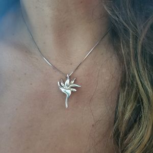 Bird of Paradise pend/chain